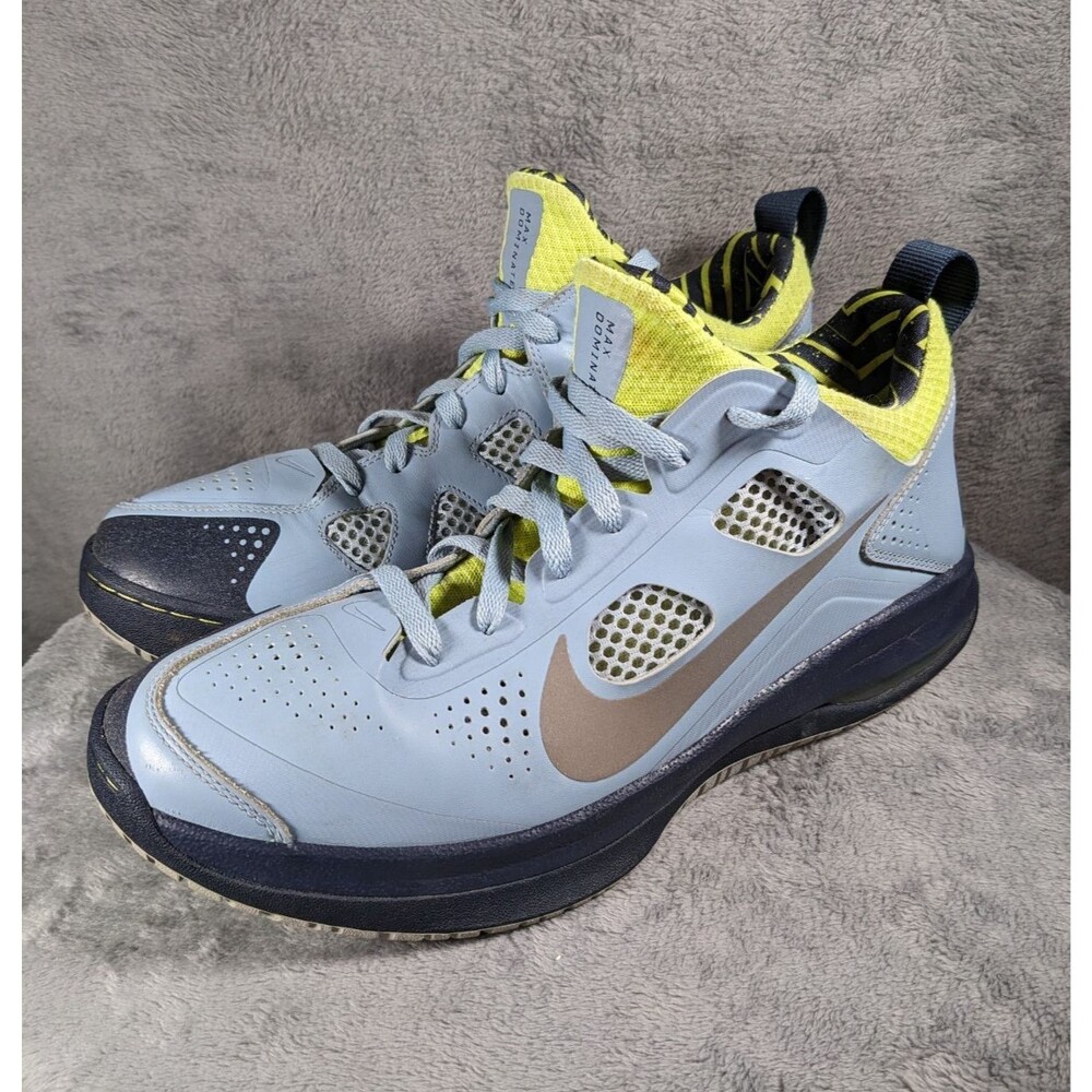 Nike Air Max Dominate XD Men’s Size 11.5 Basketball Shoes 511367 400 Blue Gray